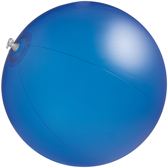 Jednofarebná plážová lopta - modrá