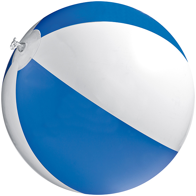 Bicoloured beach ball - blue