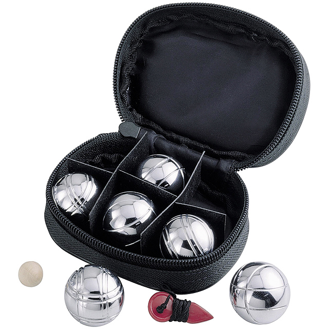 Mini boules game - black