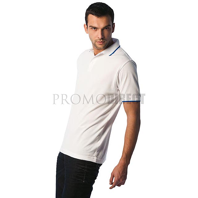 Piqué Poloshirt Jerzees 569M - white/black