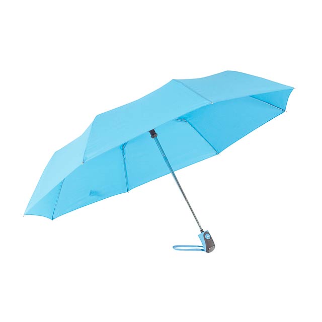 Automatický skládací deštník COVER - nebesky modrá