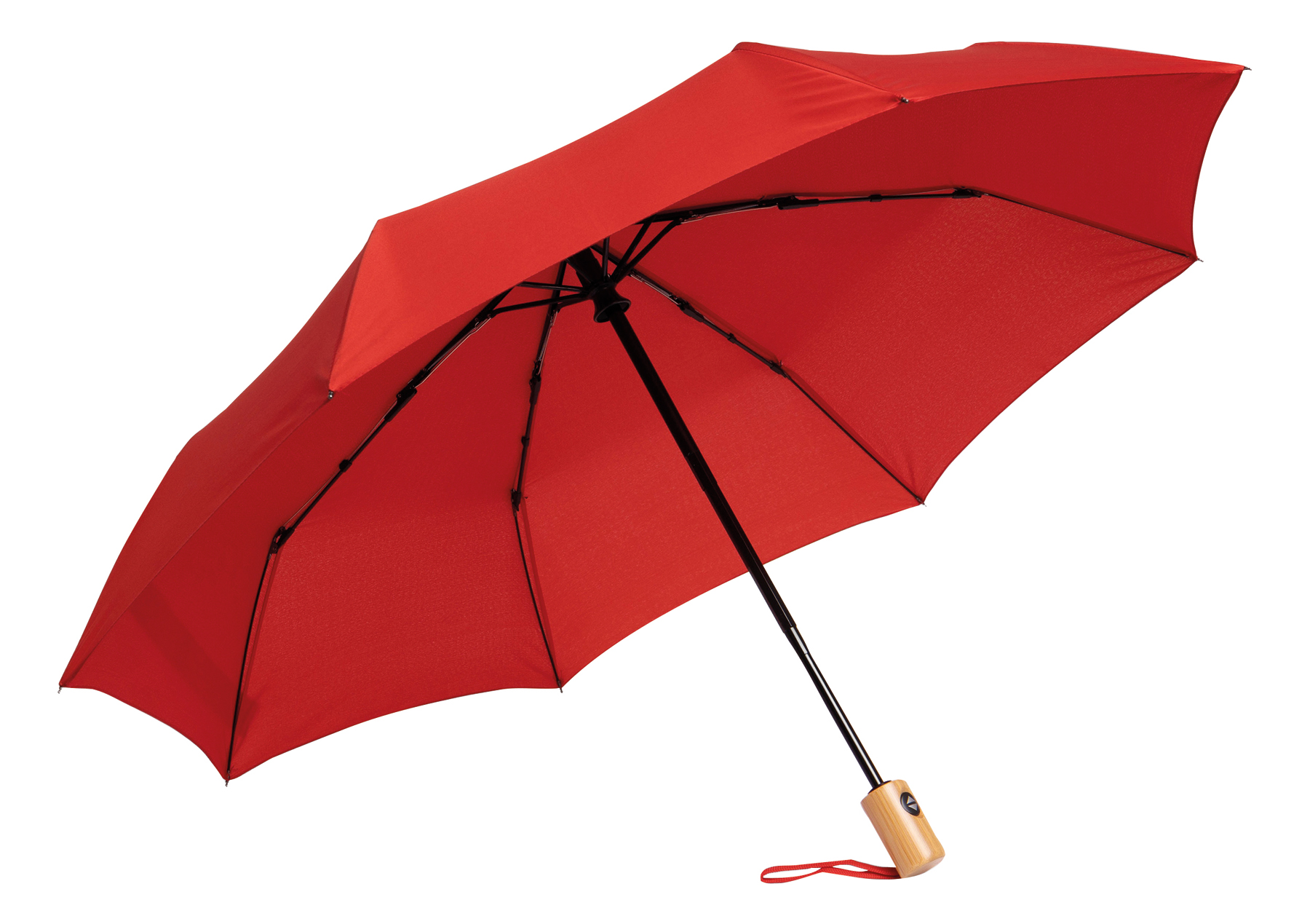 Vollautomatischer Windproof-Taschenschirm CALYPSO - Rot