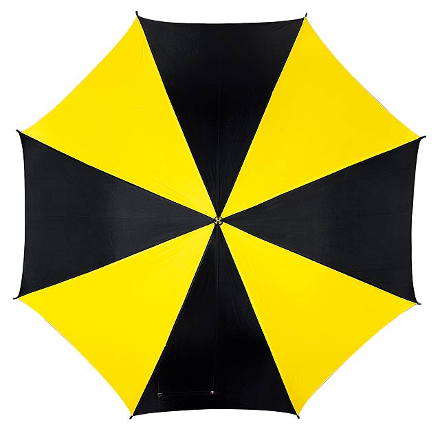 Automatic stick umbrella DISCO - yellow