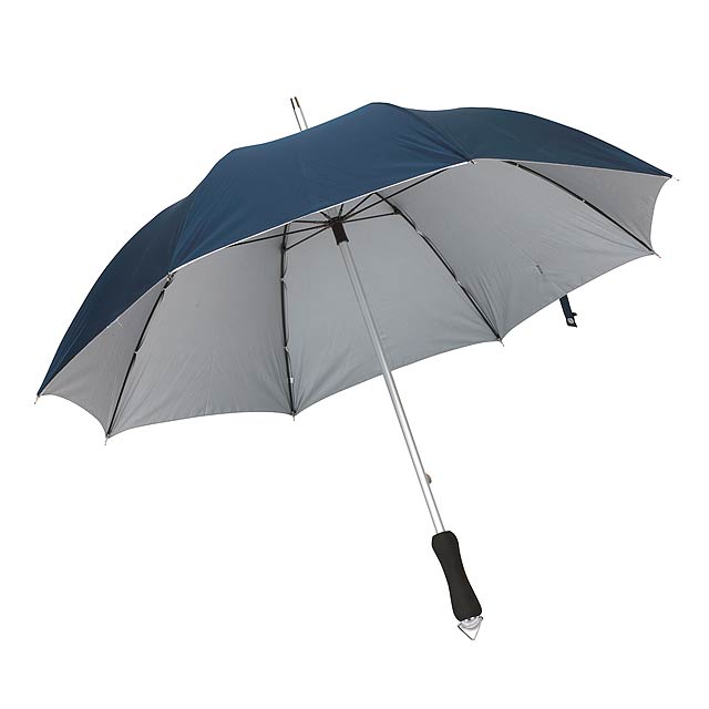 Hliníkovo/sklolaminátový deštník JOKER - modrá