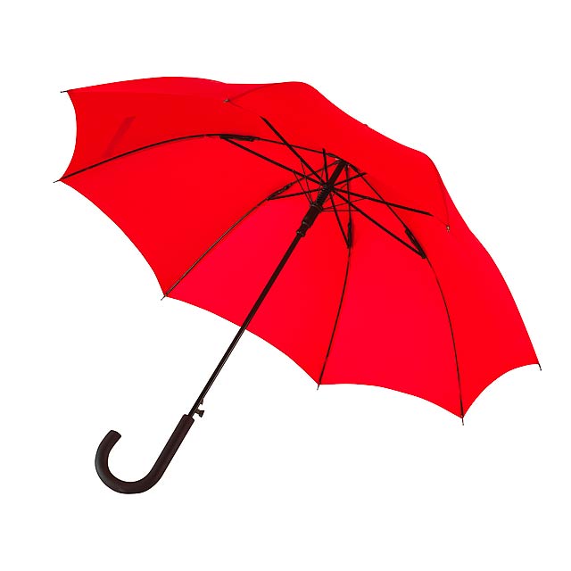 Automatický dvětruodolný holový deštník WIND - červená