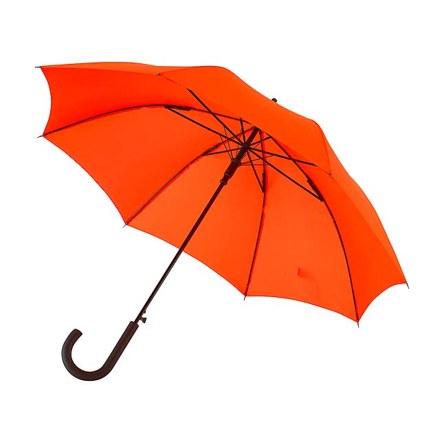 Automatic windproof stick umbrella WIND - orange
