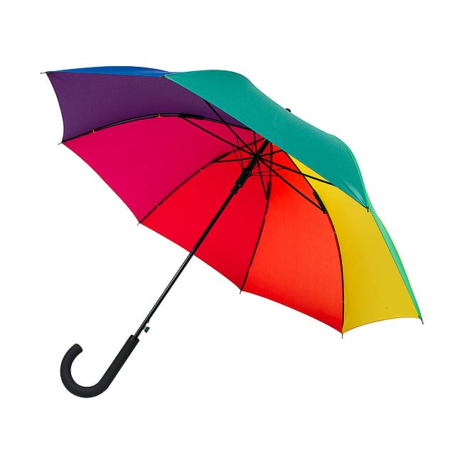 Automatický dvětruodolný holový deštník WIND - multicolor