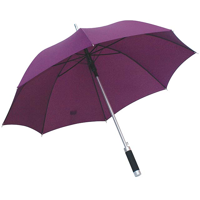 Automatic stick umbrella RUMBA - violet