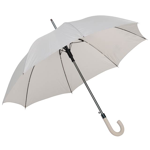 Automatic stick umbrella JUBILEE - white