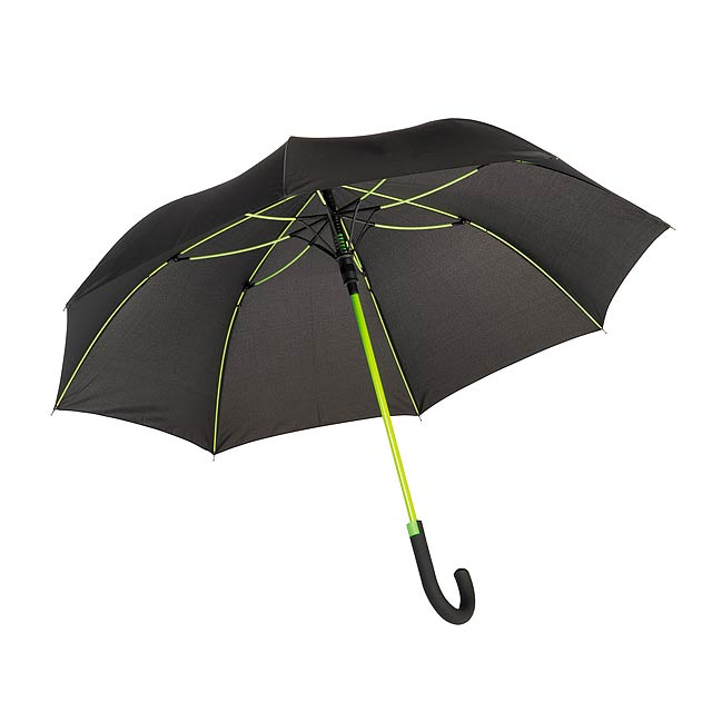 Automatic stick umbrella CANCAN - green