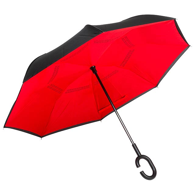 Deštník FLIPPED - červená