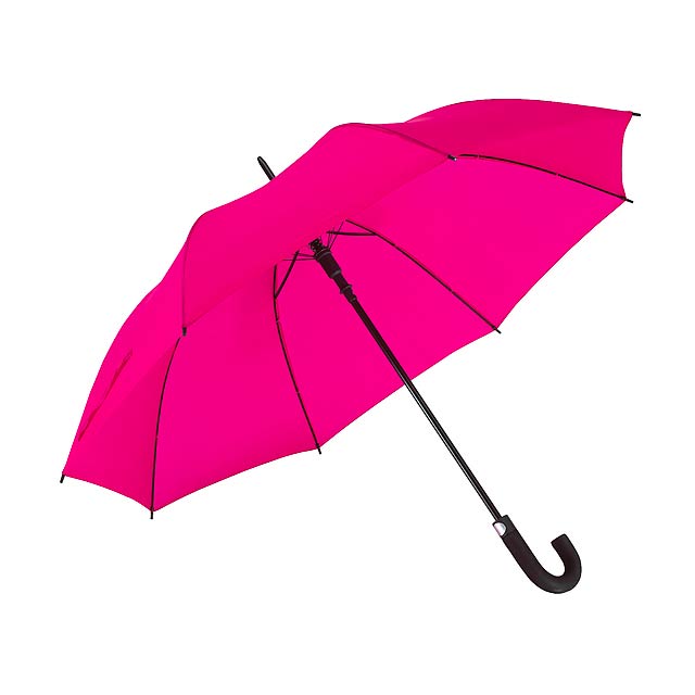 Automatický golfový deštník  SUBWAY - fuchsiová (tm. růžová)