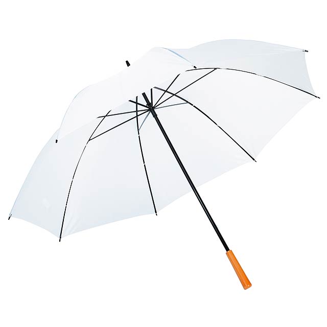 Golf umbrella RAINDROPS - white