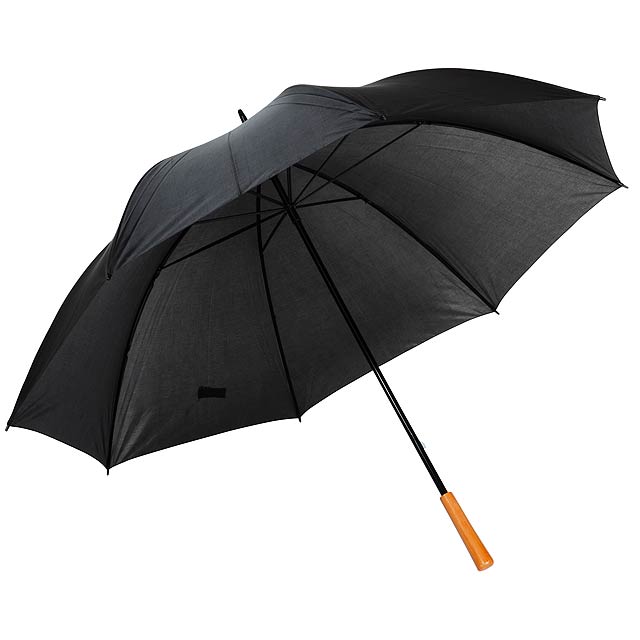 Golfový deštník RAINDROPS - černá