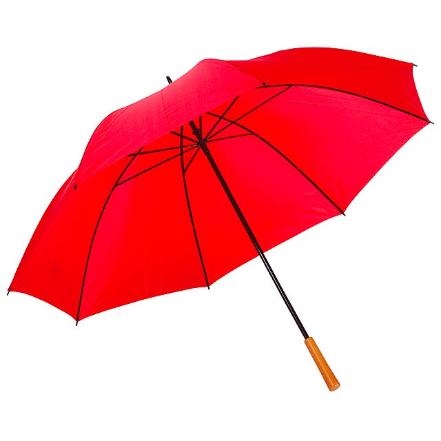 Golfový dáždnik Raindrops - červená