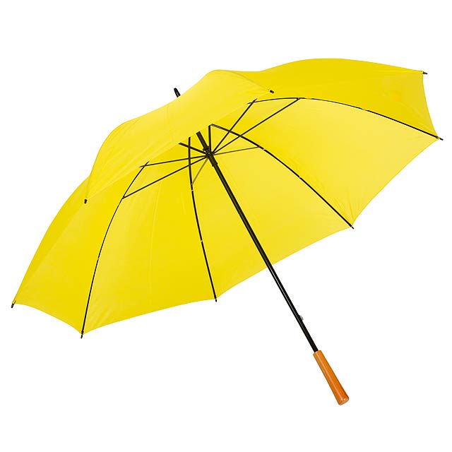 Golf umbrella RAINDROPS - yellow