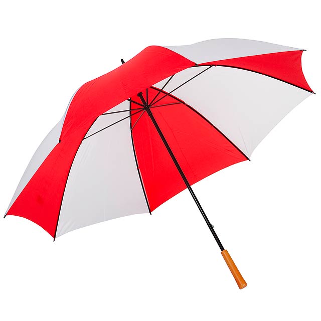 Golfový dáždnik Raindrops - červená