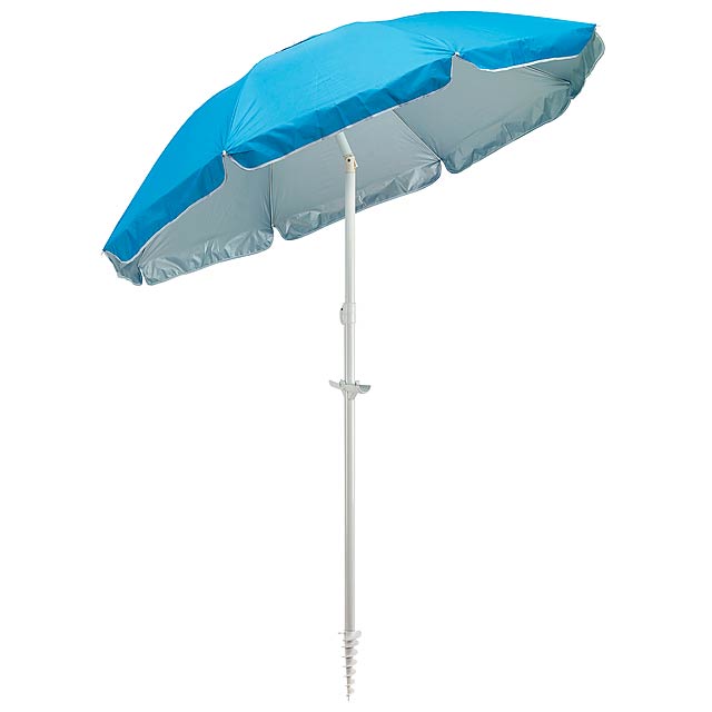 Plážový deštník a slunečník  BEACHCLUB - nebesky modrá