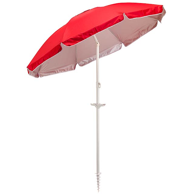 Plážový deštník a slunečník  BEACHCLUB - červená