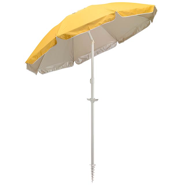 Plážový deštník a slunečník BEACHCLUB - žltá