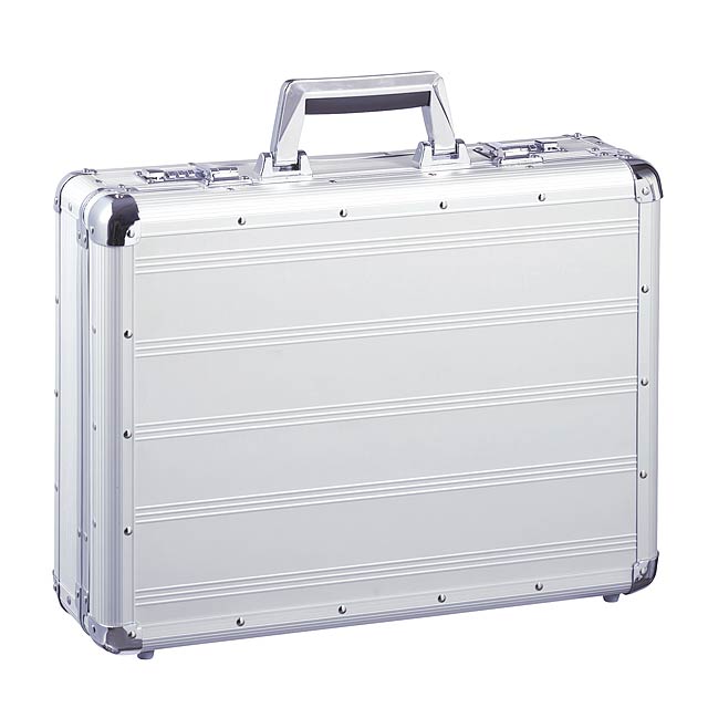 Aluminium briefcase AGENT - silver
