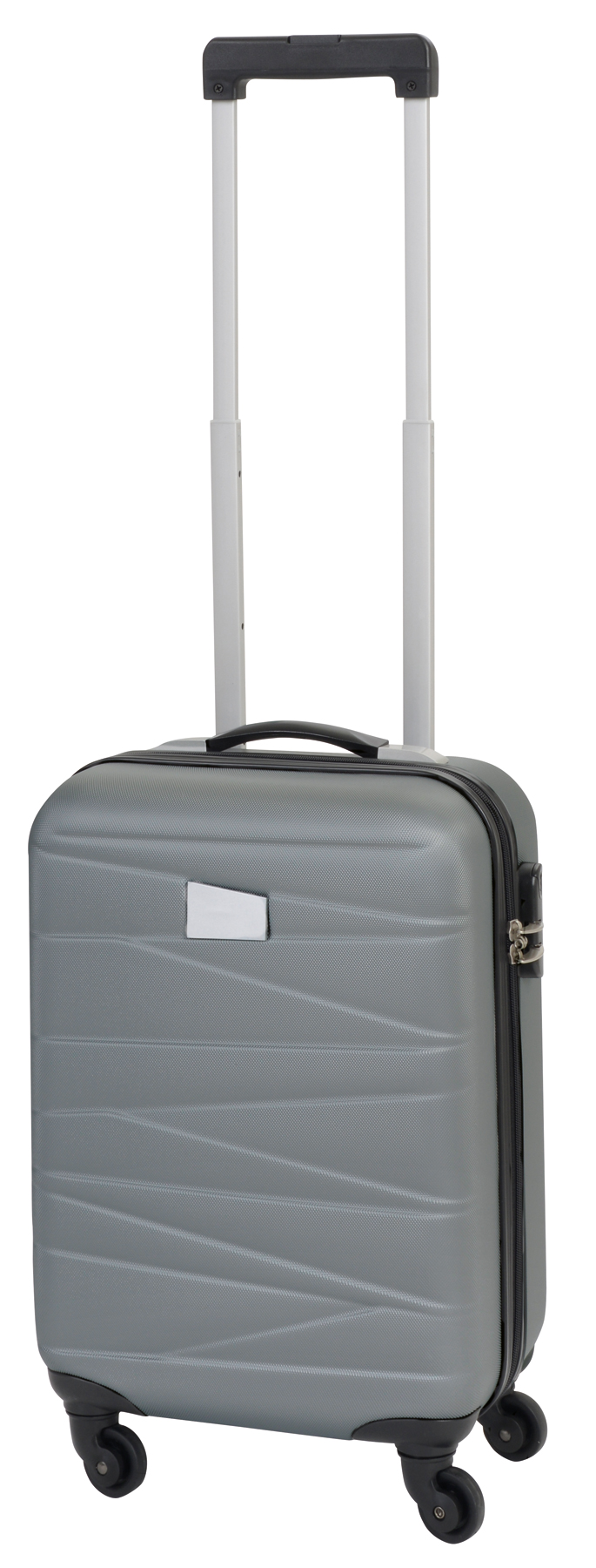 Trolley cabin suitcase PADUA - silver
