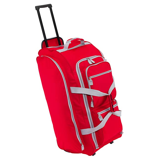 Cestovní taška na kolečkách 9P - červená