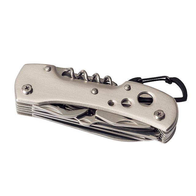 Pocket knife STRONG HELPER, 12 pcs - silver