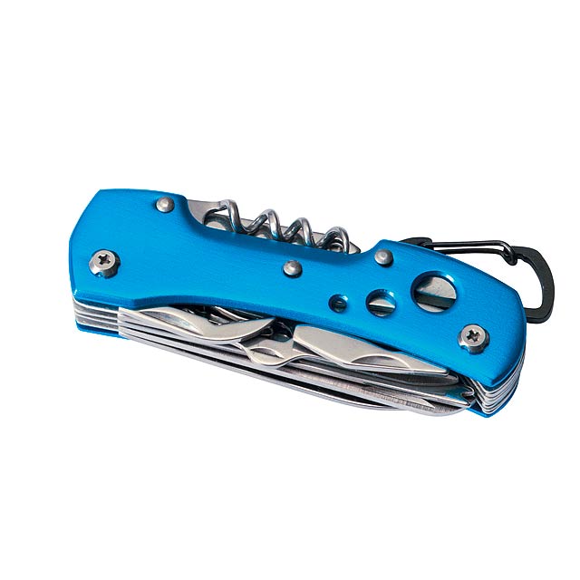 Pocket knife STRONG HELPER, 12 pcs - blue