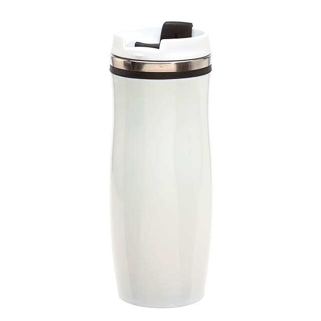 Double-walled travel mug CREMA - black