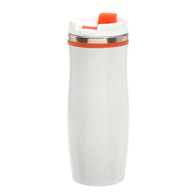 Double-walled flask CREMA - orange