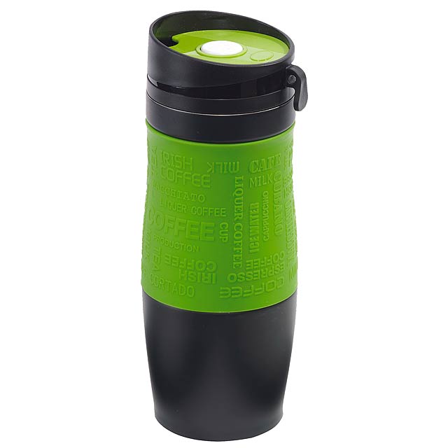 Double-walled flask GOLDEN DREAM - green