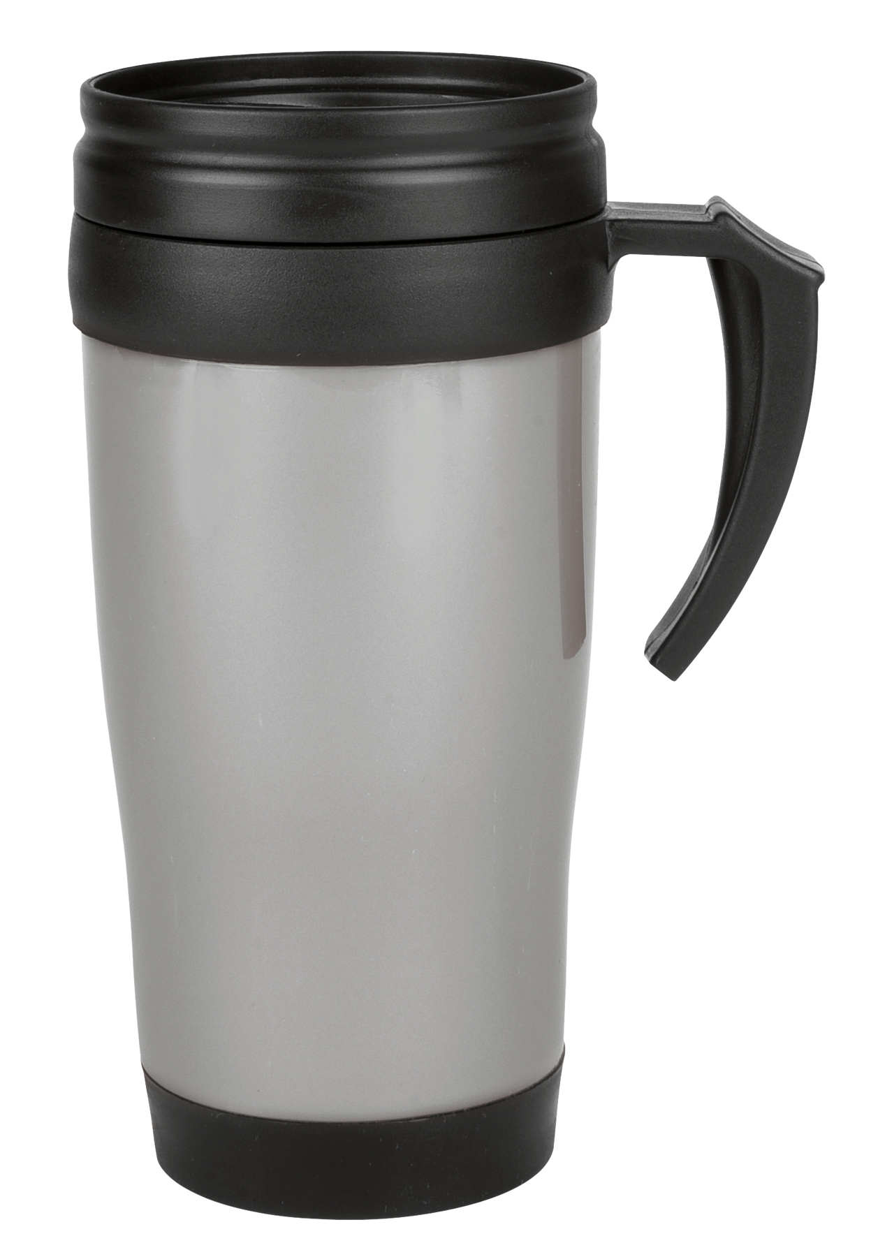 Double-walled travel mug WARM-UP - grey