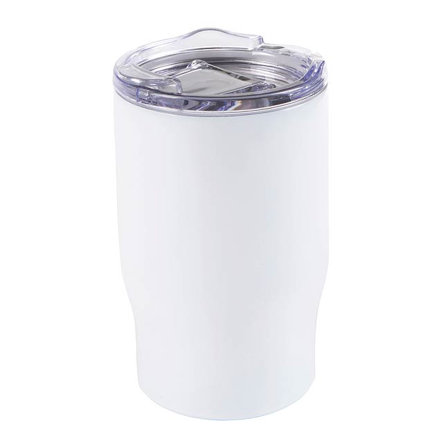 Travel mug BEST FLAVOUR - white