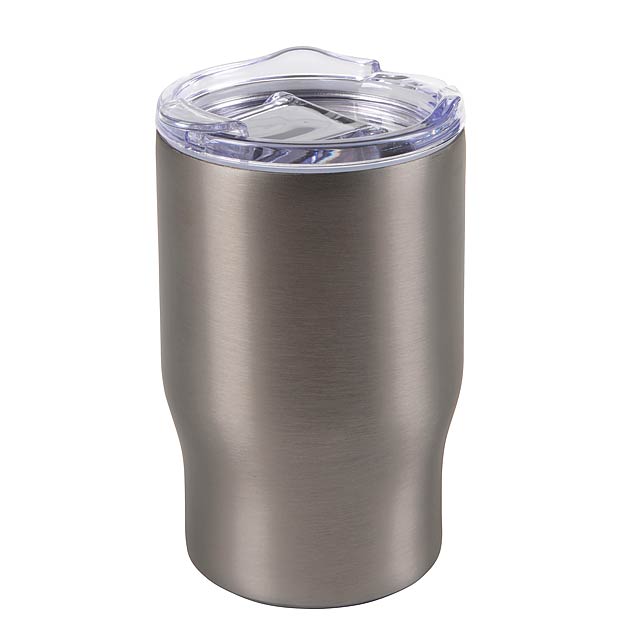 Travel mug BEST FLAVOUR - silver