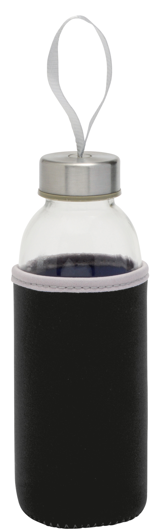 Glass bottle TAKE WELL - black