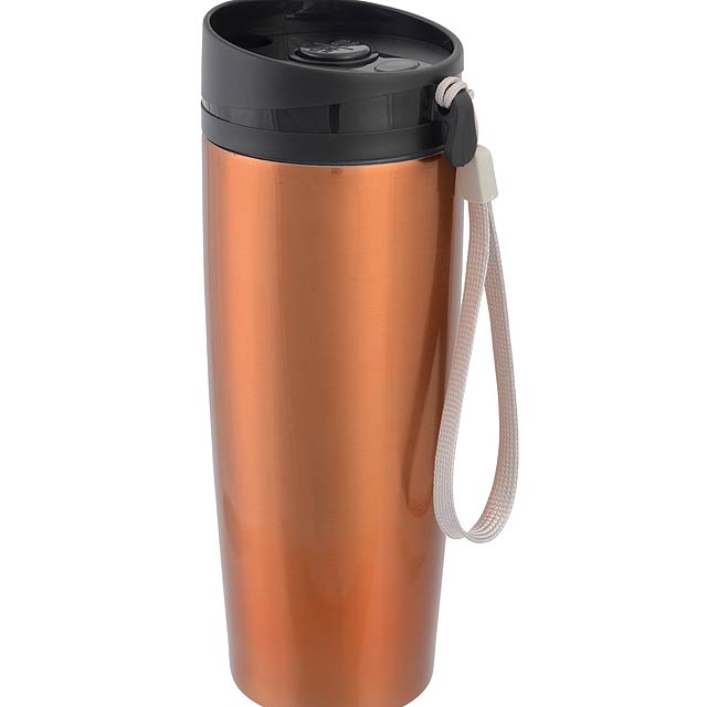 Flask  early morning , copper - 