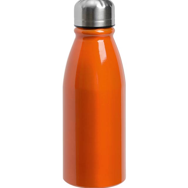 Hliníková láhev na pití FANCY - oranžová