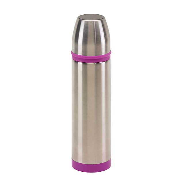 Stainless steel vacuum flask KEEP WARM - violet