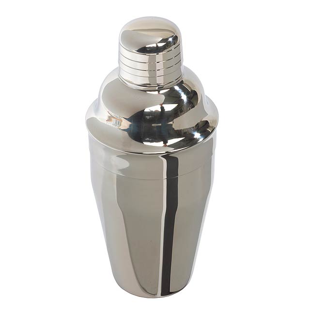 Stainless steel cocktail shaker HAPPY HOUR - silver