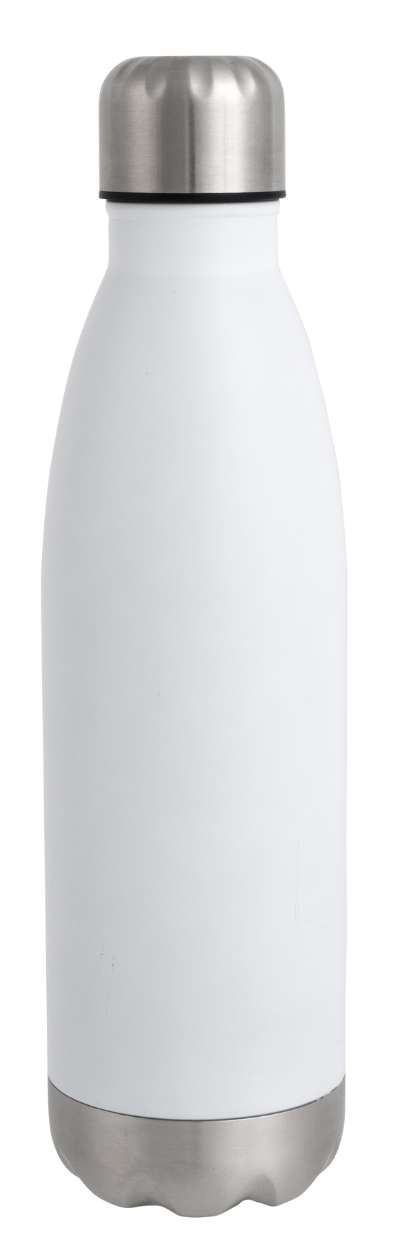 Double-walled vacuum bottle GOLDEN TASTE - white