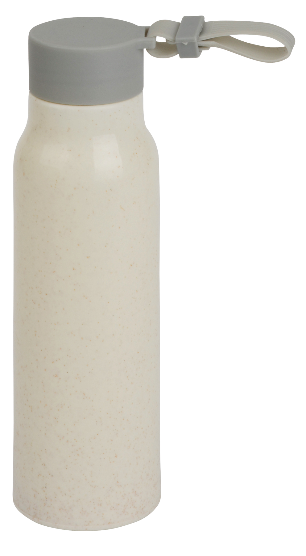 Glas-Trinkflasche ECO DRINK mit Ummantelung - Beige