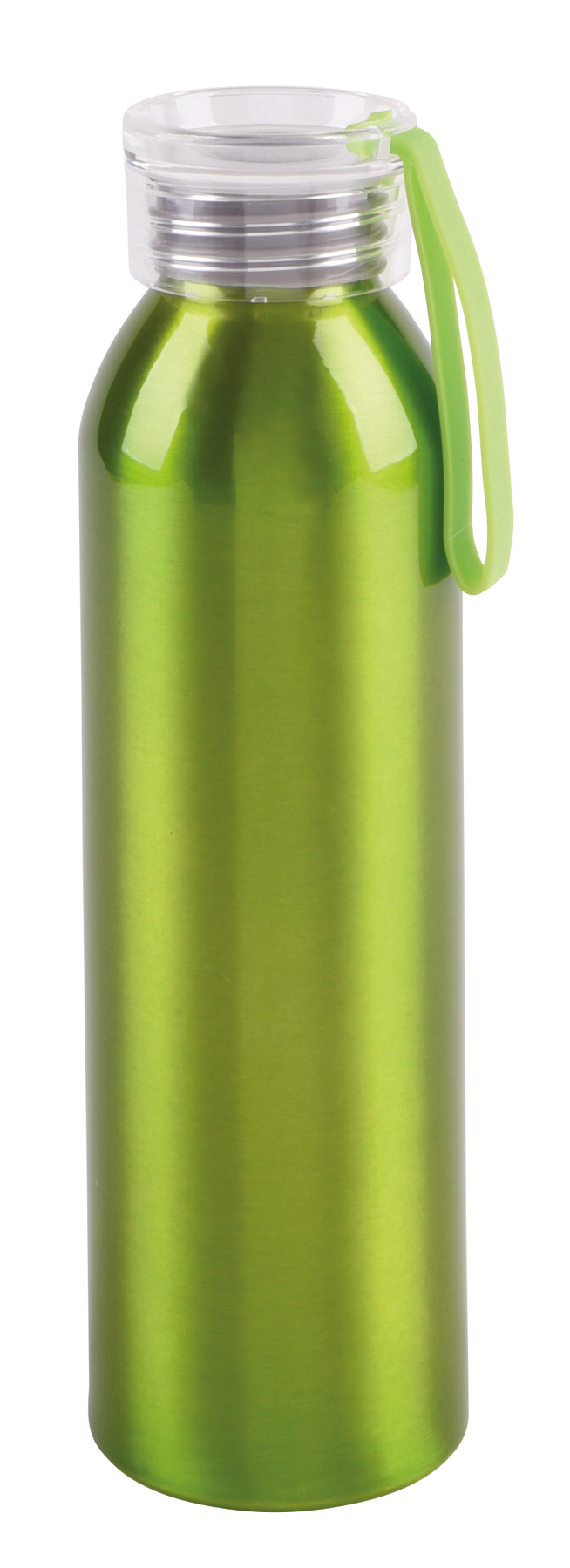 Aluminium drinking bottle LOOPED - lime