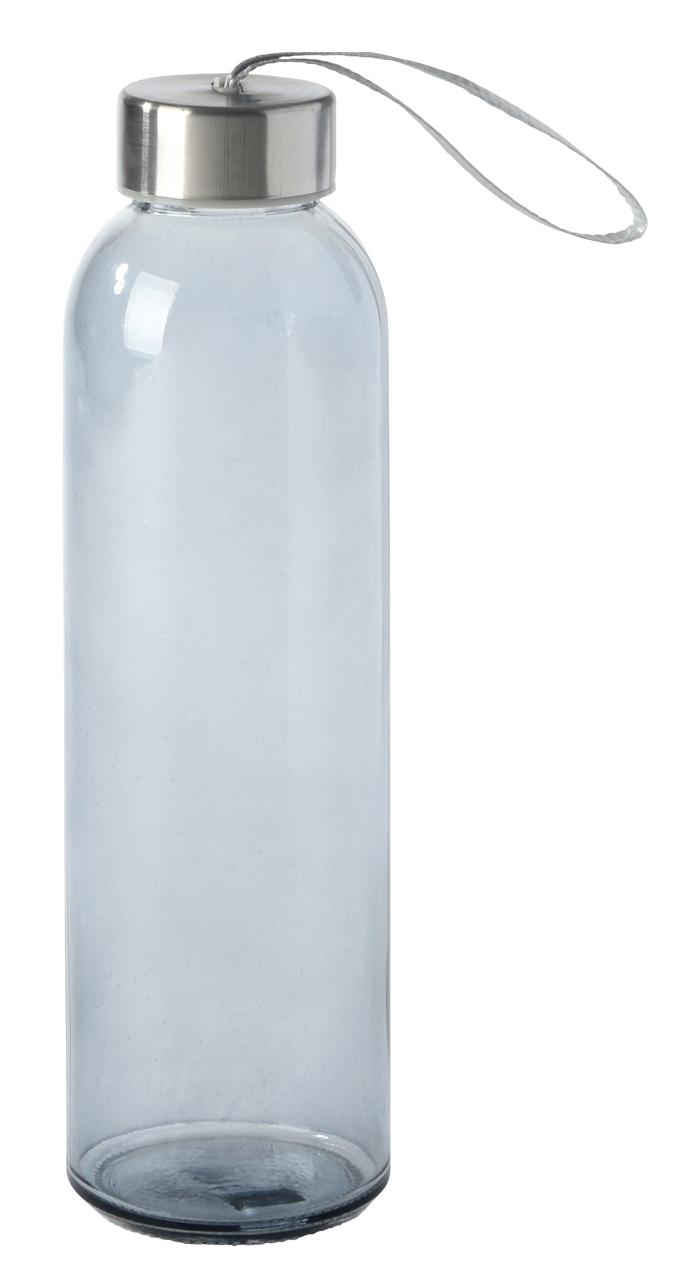 Glas-Trinkflasche TAKE SMART - Dunkelgrau