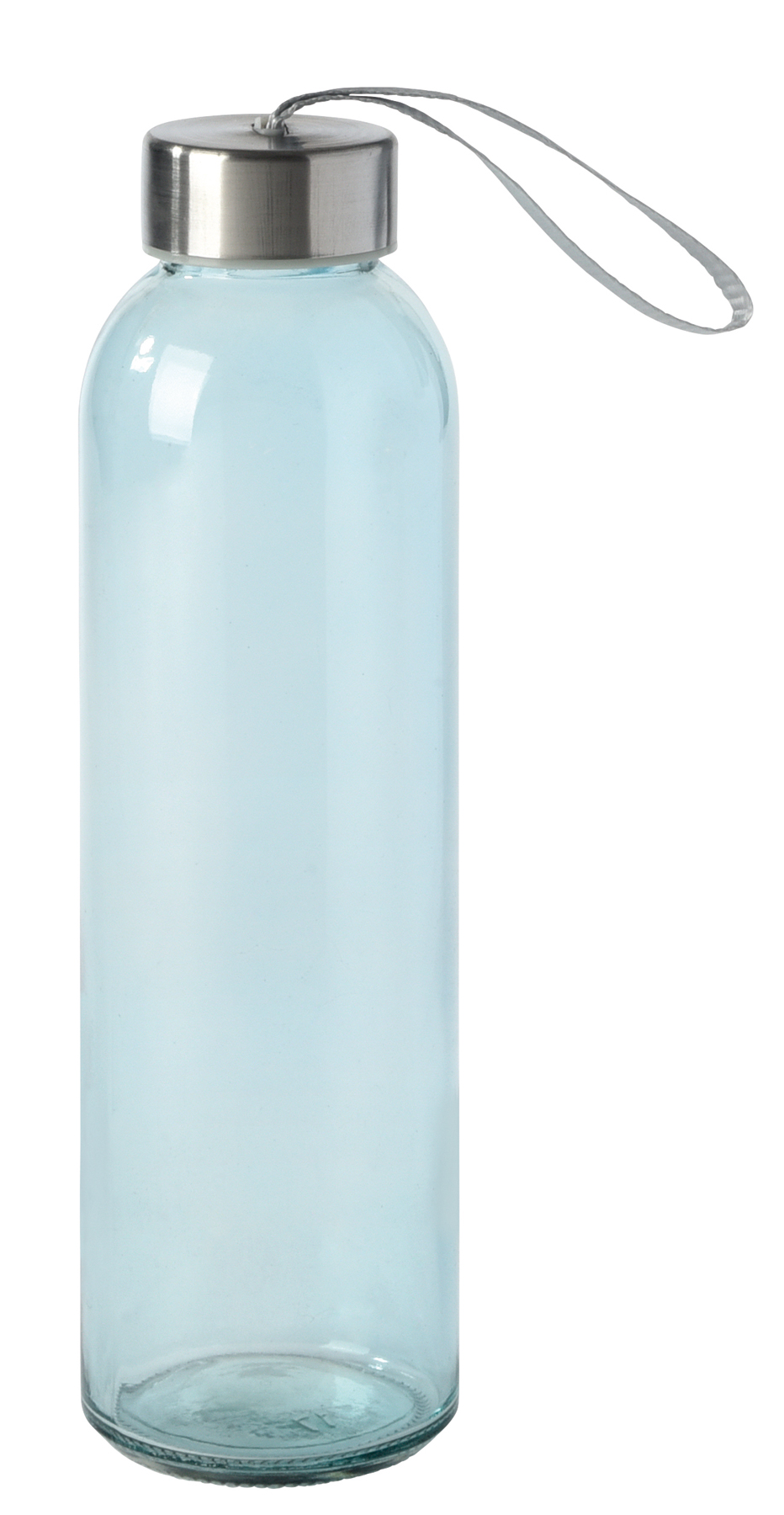 Glass bottle TAKE SMART - blue