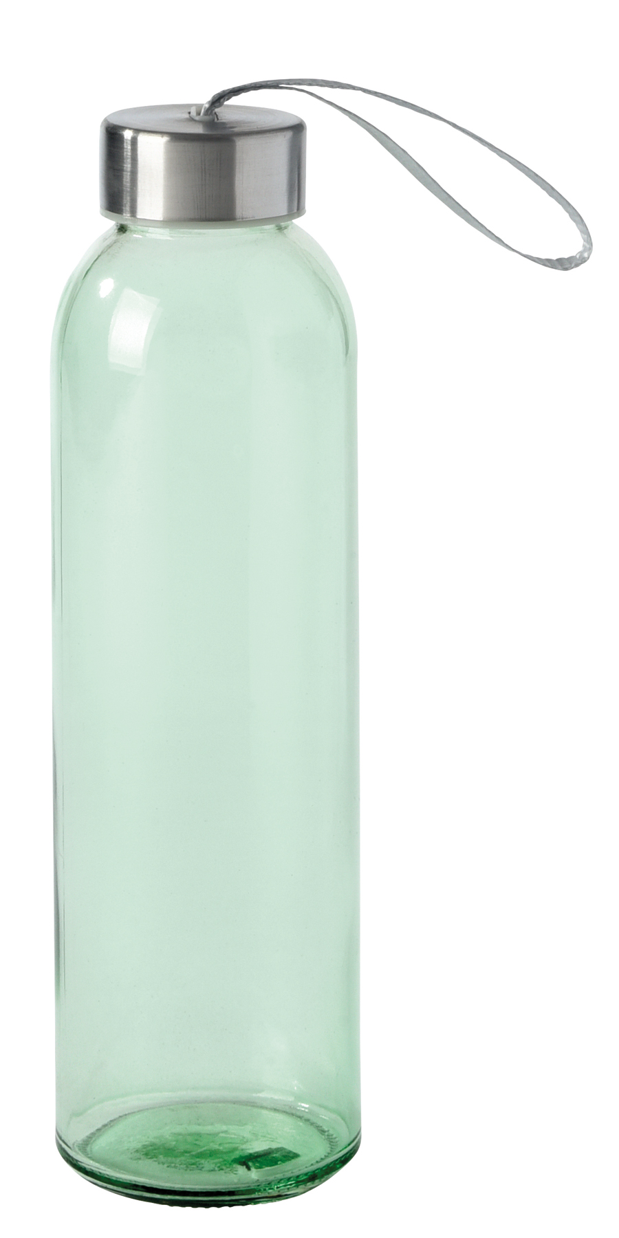 Glass bottle TAKE SMART - green