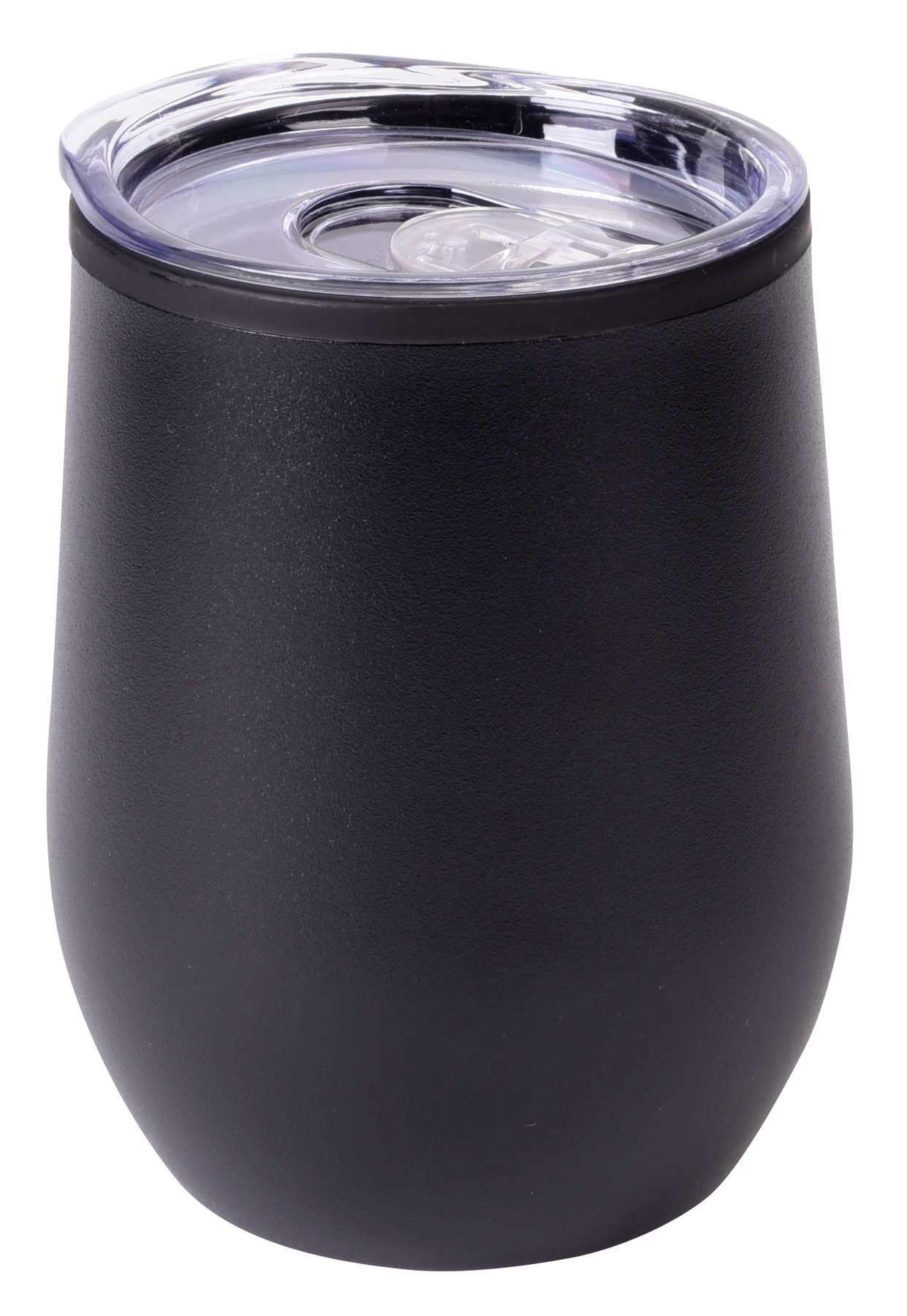 Insulated travel mug BOWLY - black