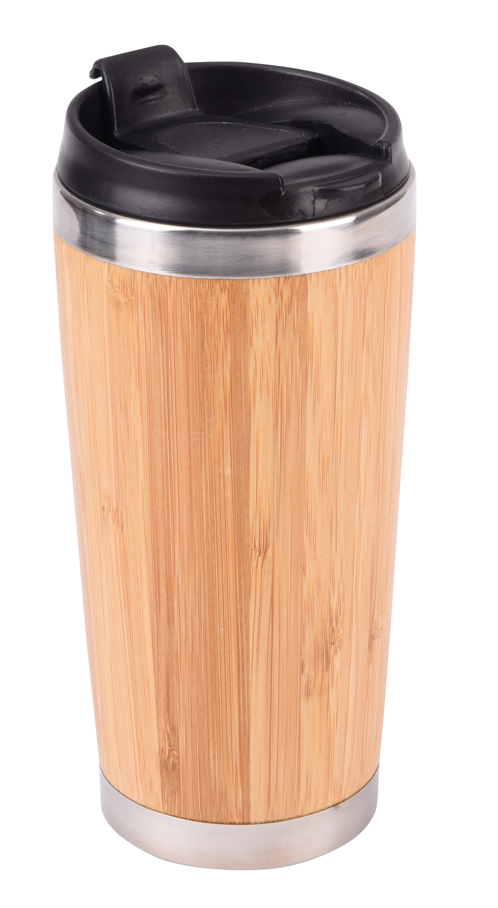 Insulated travel mug TAKE BAMBOO - brown