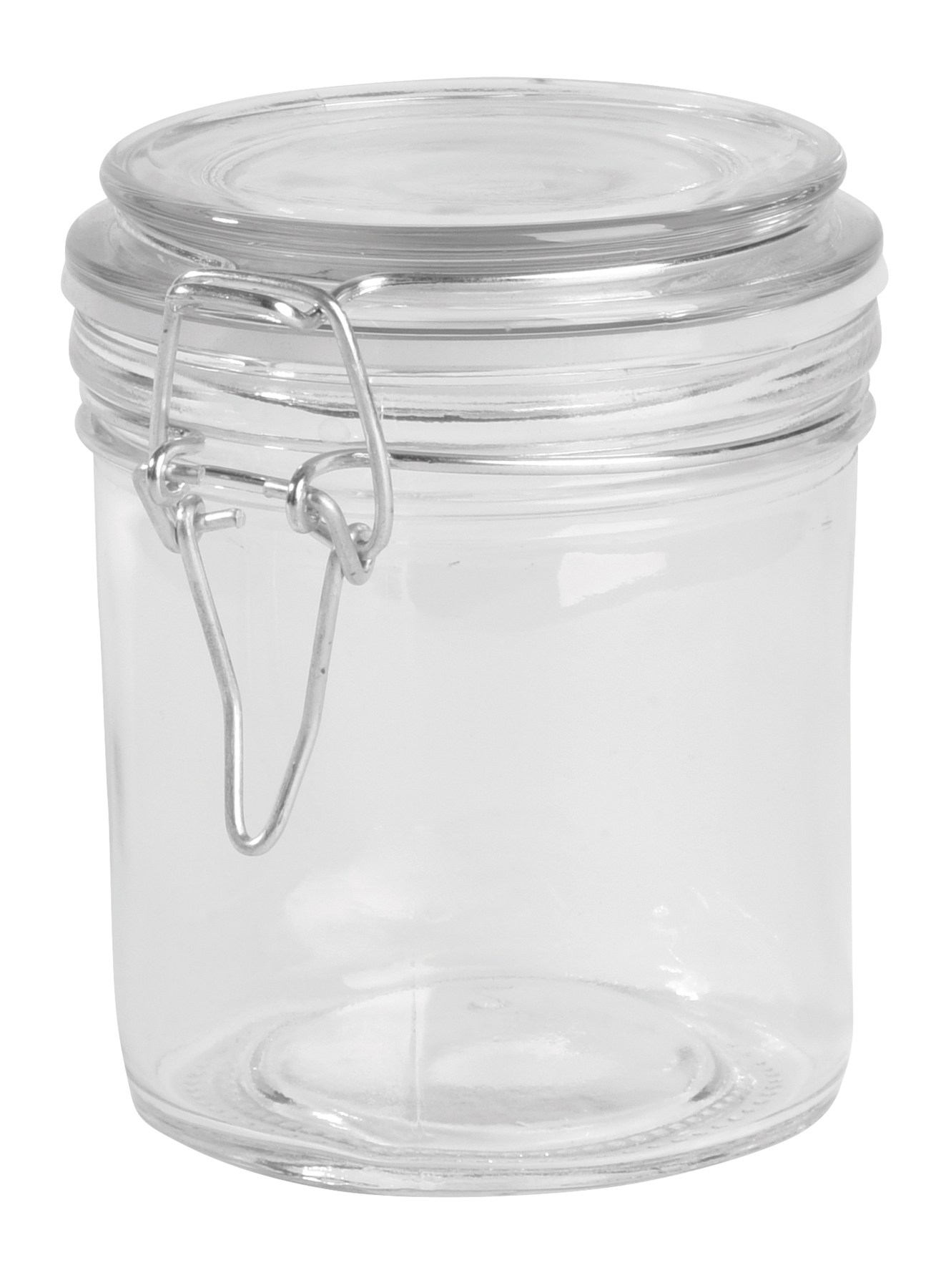 Glass storage jar CLICKY S, approx. 280 ml - transparent