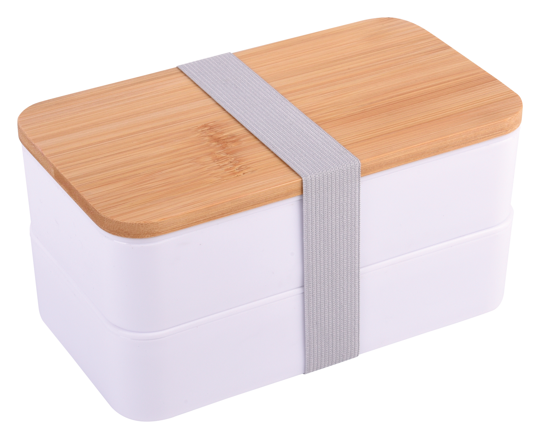 Svačinový box DOUBLE LEVEL - biela